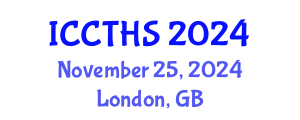 International Conference on Counter Terrorism and Human Security (ICCTHS) November 25, 2024 - London, United Kingdom