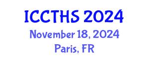International Conference on Counter Terrorism and Human Security (ICCTHS) November 18, 2024 - Paris, France