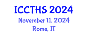 International Conference on Counter Terrorism and Human Security (ICCTHS) November 11, 2024 - Rome, Italy