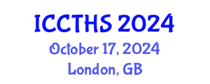 International Conference on Counter Terrorism and Human Security (ICCTHS) October 17, 2024 - London, United Kingdom