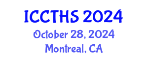 International Conference on Counter Terrorism and Human Security (ICCTHS) October 28, 2024 - Montreal, Canada