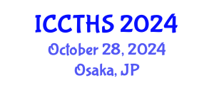 International Conference on Counter Terrorism and Human Security (ICCTHS) October 28, 2024 - Osaka, Japan