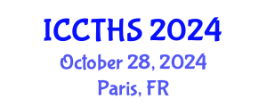 International Conference on Counter Terrorism and Human Security (ICCTHS) October 28, 2024 - Paris, France