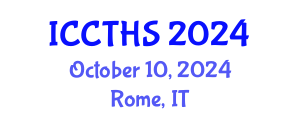 International Conference on Counter Terrorism and Human Security (ICCTHS) October 10, 2024 - Rome, Italy