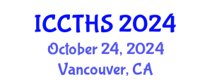 International Conference on Counter Terrorism and Human Security (ICCTHS) October 24, 2024 - Vancouver, Canada