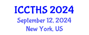 International Conference on Counter Terrorism and Human Security (ICCTHS) September 12, 2024 - New York, United States