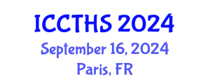 International Conference on Counter Terrorism and Human Security (ICCTHS) September 16, 2024 - Paris, France