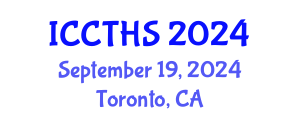 International Conference on Counter Terrorism and Human Security (ICCTHS) September 19, 2024 - Toronto, Canada