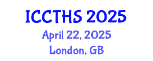 International Conference on Counter Terrorism and Human Security (ICCTHS) April 22, 2025 - London, United Kingdom
