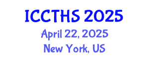 International Conference on Counter Terrorism and Human Security (ICCTHS) April 22, 2025 - New York, United States