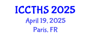 International Conference on Counter Terrorism and Human Security (ICCTHS) April 19, 2025 - Paris, France