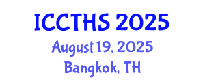 International Conference on Counter Terrorism and Human Security (ICCTHS) August 19, 2025 - Bangkok, Thailand