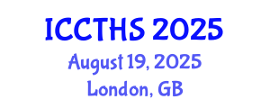 International Conference on Counter Terrorism and Human Security (ICCTHS) August 19, 2025 - London, United Kingdom
