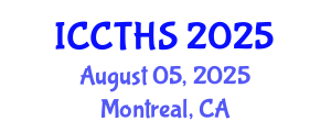 International Conference on Counter Terrorism and Human Security (ICCTHS) August 05, 2025 - Montreal, Canada
