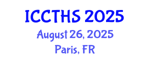 International Conference on Counter Terrorism and Human Security (ICCTHS) August 26, 2025 - Paris, France