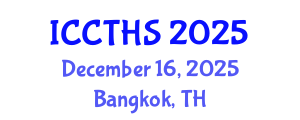 International Conference on Counter Terrorism and Human Security (ICCTHS) December 16, 2025 - Bangkok, Thailand
