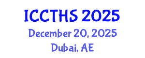 International Conference on Counter Terrorism and Human Security (ICCTHS) December 20, 2025 - Dubai, United Arab Emirates