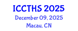 International Conference on Counter Terrorism and Human Security (ICCTHS) December 09, 2025 - Macau, China