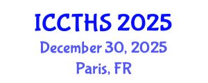 International Conference on Counter Terrorism and Human Security (ICCTHS) December 30, 2025 - Paris, France