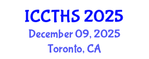 International Conference on Counter Terrorism and Human Security (ICCTHS) December 09, 2025 - Toronto, Canada