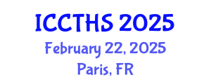International Conference on Counter Terrorism and Human Security (ICCTHS) February 22, 2025 - Paris, France