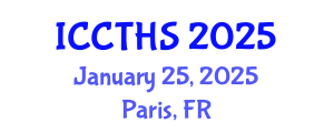 International Conference on Counter Terrorism and Human Security (ICCTHS) January 25, 2025 - Paris, France