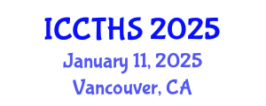 International Conference on Counter Terrorism and Human Security (ICCTHS) January 11, 2025 - Vancouver, Canada