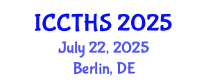 International Conference on Counter Terrorism and Human Security (ICCTHS) July 22, 2025 - Berlin, Germany