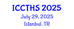 International Conference on Counter Terrorism and Human Security (ICCTHS) July 29, 2025 - Istanbul, Turkey