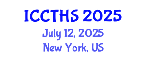 International Conference on Counter Terrorism and Human Security (ICCTHS) July 12, 2025 - New York, United States