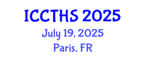International Conference on Counter Terrorism and Human Security (ICCTHS) July 19, 2025 - Paris, France