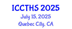 International Conference on Counter Terrorism and Human Security (ICCTHS) July 15, 2025 - Quebec City, Canada