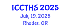 International Conference on Counter Terrorism and Human Security (ICCTHS) July 19, 2025 - Rhodes, Greece