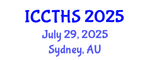 International Conference on Counter Terrorism and Human Security (ICCTHS) July 29, 2025 - Sydney, Australia