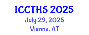 International Conference on Counter Terrorism and Human Security (ICCTHS) July 29, 2025 - Vienna, Austria