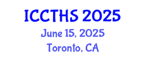 International Conference on Counter Terrorism and Human Security (ICCTHS) June 15, 2025 - Toronto, Canada