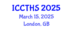 International Conference on Counter Terrorism and Human Security (ICCTHS) March 15, 2025 - London, United Kingdom