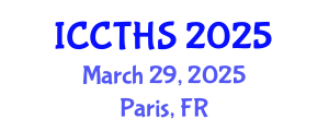 International Conference on Counter Terrorism and Human Security (ICCTHS) March 29, 2025 - Paris, France