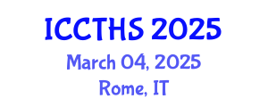 International Conference on Counter Terrorism and Human Security (ICCTHS) March 04, 2025 - Rome, Italy