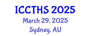 International Conference on Counter Terrorism and Human Security (ICCTHS) March 29, 2025 - Sydney, Australia