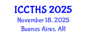 International Conference on Counter Terrorism and Human Security (ICCTHS) November 18, 2025 - Buenos Aires, Argentina