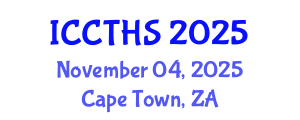 International Conference on Counter Terrorism and Human Security (ICCTHS) November 04, 2025 - Cape Town, South Africa