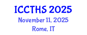 International Conference on Counter Terrorism and Human Security (ICCTHS) November 11, 2025 - Rome, Italy
