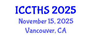 International Conference on Counter Terrorism and Human Security (ICCTHS) November 15, 2025 - Vancouver, Canada