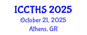 International Conference on Counter Terrorism and Human Security (ICCTHS) October 21, 2025 - Athens, Greece