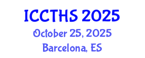 International Conference on Counter Terrorism and Human Security (ICCTHS) October 25, 2025 - Barcelona, Spain
