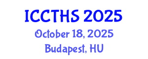 International Conference on Counter Terrorism and Human Security (ICCTHS) October 18, 2025 - Budapest, Hungary