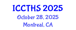 International Conference on Counter Terrorism and Human Security (ICCTHS) October 28, 2025 - Montreal, Canada