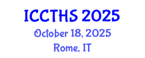 International Conference on Counter Terrorism and Human Security (ICCTHS) October 18, 2025 - Rome, Italy