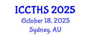 International Conference on Counter Terrorism and Human Security (ICCTHS) October 18, 2025 - Sydney, Australia